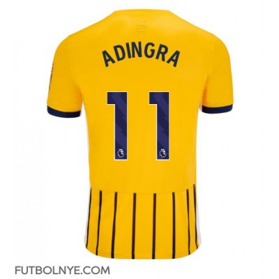 Camiseta Brighton Simon Adingra #11 Visitante Equipación 2024-25 manga corta Camiseta Brighton Simon Adingra #11 Visitante Equipación 2024-25 manga corta